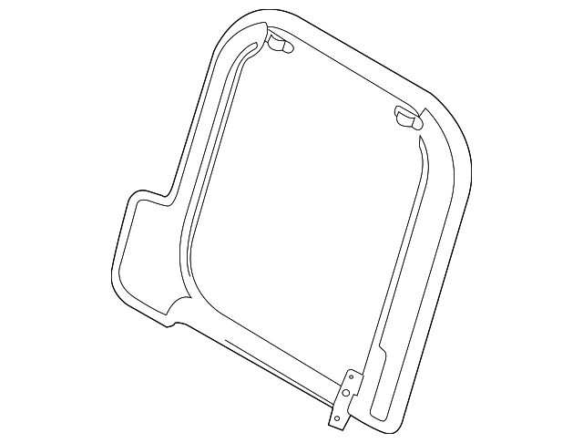 39857405 Деталь SEAT BACK PANEL, LEFT