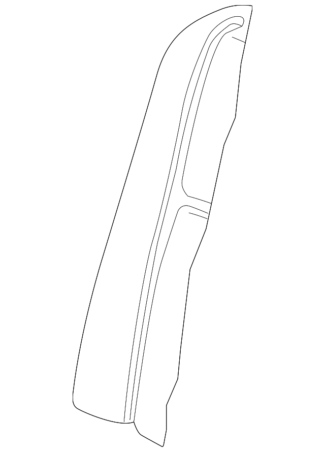 39803184 Деталь SEAT BACK COVER, LEFT