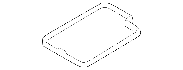 8665778 Деталь COMPARTMENT BOX MAT