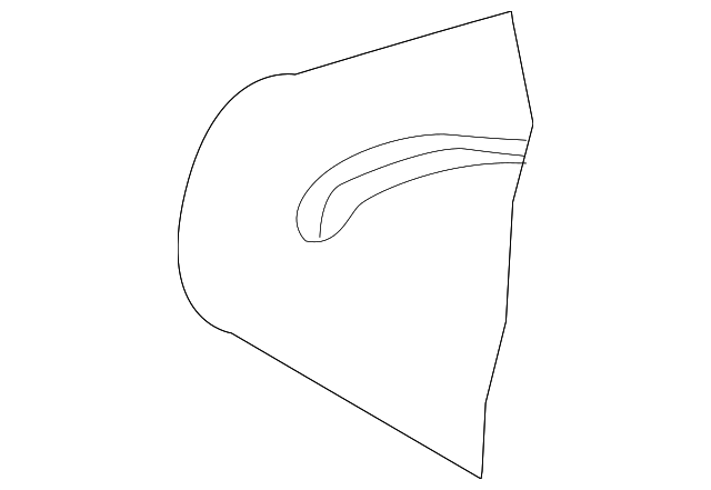1287789 Деталь SEAT CUSHION PAD, RIGHT