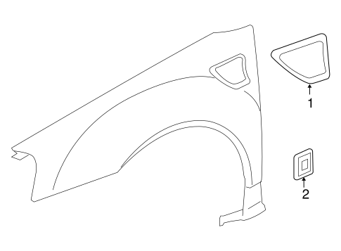 Grand Prix EXTERIOR TRIM - FENDER