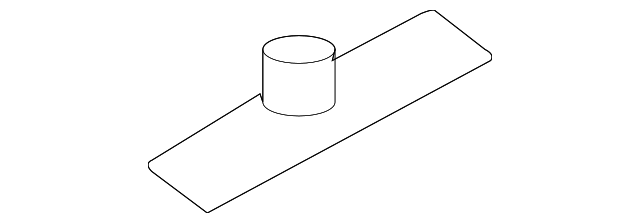 32009664 Деталь ROOF PANEL STUD PLATE