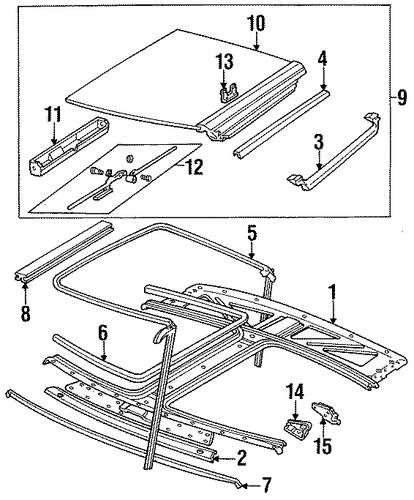 Mustang ROOF & COMPONENTS 2
