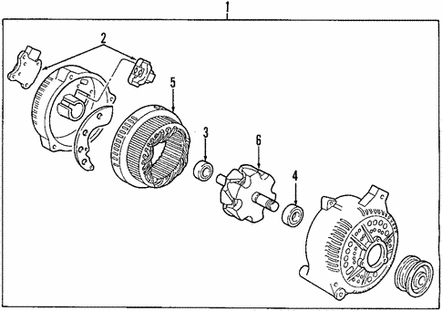 Alternator for 2006 Ford E-350 Super Duty #1