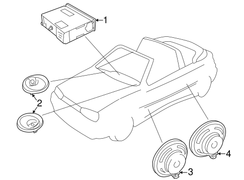 Sound System for 1999 Volkswagen Cabrio #1