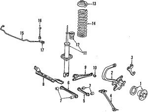 Beam, Rear Suspension Cross Beam, Rear Suspension Cross