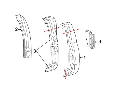 BODY/SIDE PANEL for 2004 Toyota Tundra #2