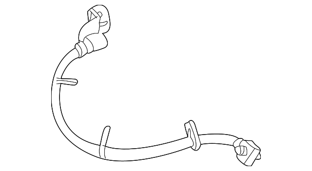 C2C3560 Деталь BRAKE HOSE, LEFT