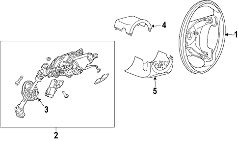 Panamera STEERING COLUMN