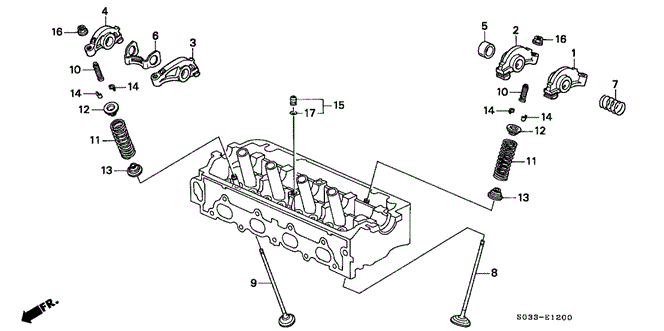 ENGINE/VALVE - ROCKER ARM for 1996 Honda CIVIC HATCHBACK #1
