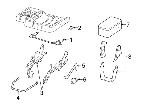 Body/Tracks & Components for 2005 Ford Ranger #1
