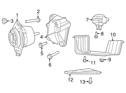 Grand Cherokee ENGINE & TRANS MOUNTING