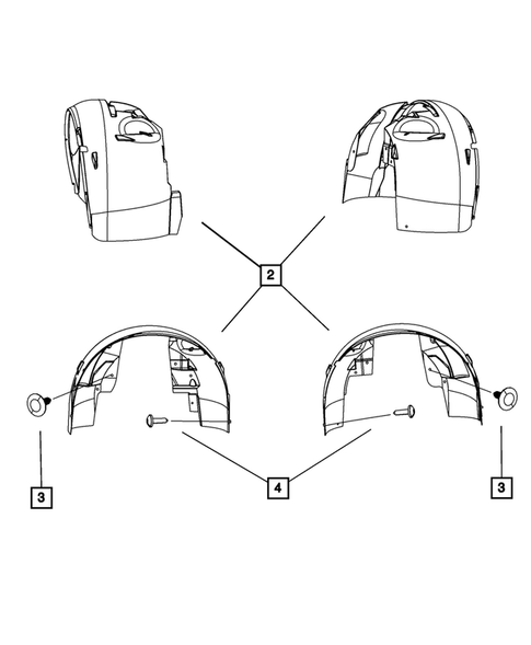 Fenders for 2008 Chrysler Town & Country #1