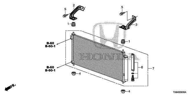BODY / AIR CONDITIONING/A/C CONDENSER for 2013 Honda CIVIC COUPE #1
