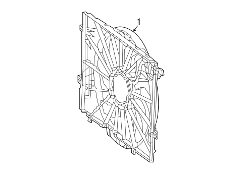 Cooling Fan for 2018 Mercedes-Benz GLC43 AMG #0