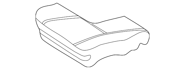 88973893 Деталь SEAT CUSHION PAD, LEFT