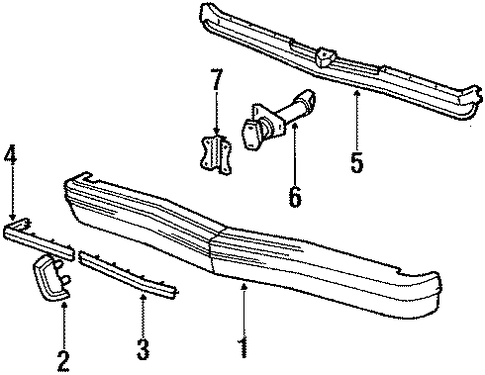 Fifth Avenue BUMPER & COMPONENTS - FRONT