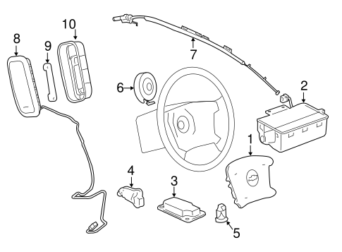 Impala Limited AIR BAG COMPONENTS