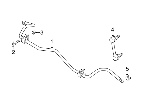 S60 STABILIZER BAR & COMPONENTS 2