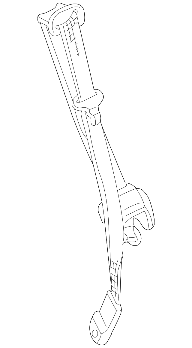 88935202 Деталь BELT & RETRACTOR, LEFT