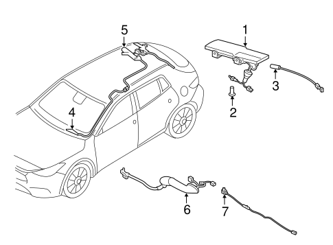 Antenna & Radio for 2018 Infiniti QX30 #0
