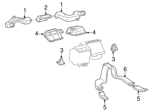 BODY/DUCTS for 2005 Toyota RAV4 #1