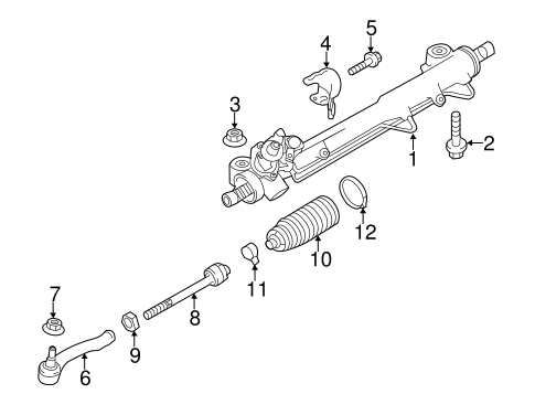 Panamera STEERING GEAR & LINKAGE