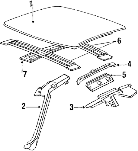 Grand Prix ROOF & COMPONENTS