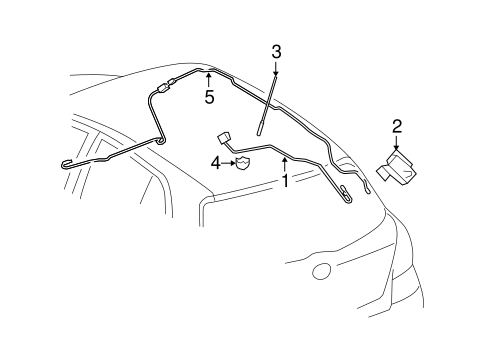 ELECTRICAL/ANTENNA & RADIO for 2012 Toyota Yaris #1