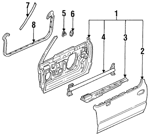 OEM Honda 67324-SR2-003ZA - Tape OEM Honda 67324-SR2-003ZA - Tape