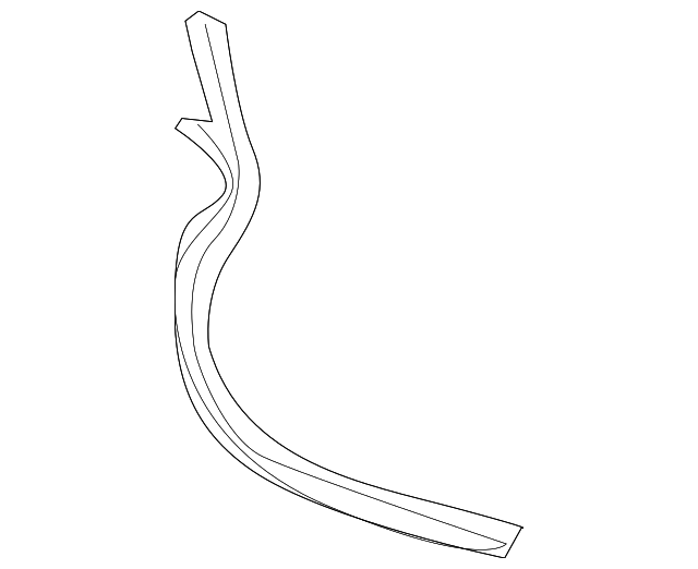 12833512 Деталь CENTER HOSE, RIGHT