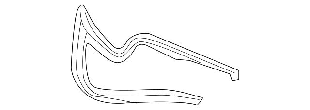 12833503 Деталь REAR HOSE, LEFT