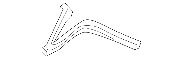 12833496 Деталь REAR HOSE, LEFT