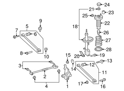 REAR SUSPENSION/REAR SUSPENSION for 2013 Toyota Venza #1