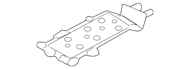 BE5Z-54610E34-B Деталь TRACK ASSY CENTER BRACKET, LEFT