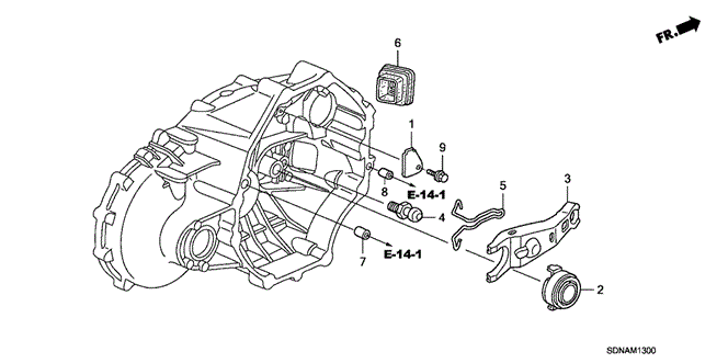 Transmission - Manual/MT Clutch Release (V6) for 2007 Honda ACCORD COUPE #1