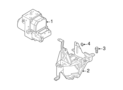 ABS Components for 2001 Audi A6 #0