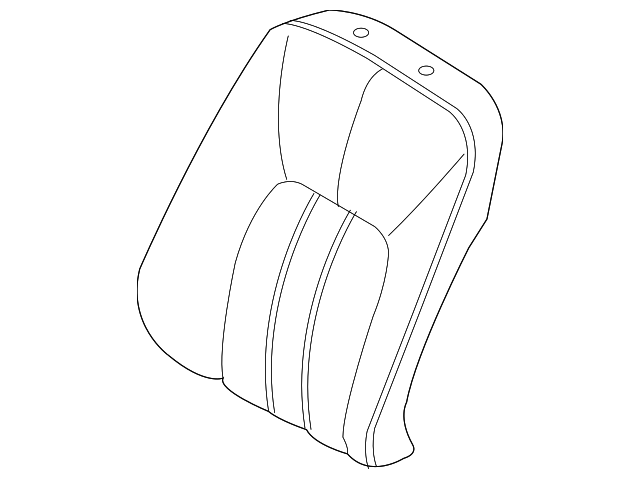 HBA501360NUG SEAT BACK COVER, RIGHT