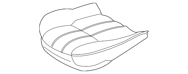 HCA500790NUG CUSHION COVER, RIGHT