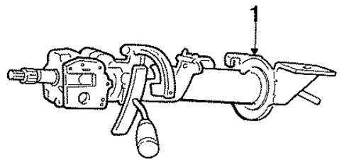 New Yorker STEERING COLUMN ASSEMBLY