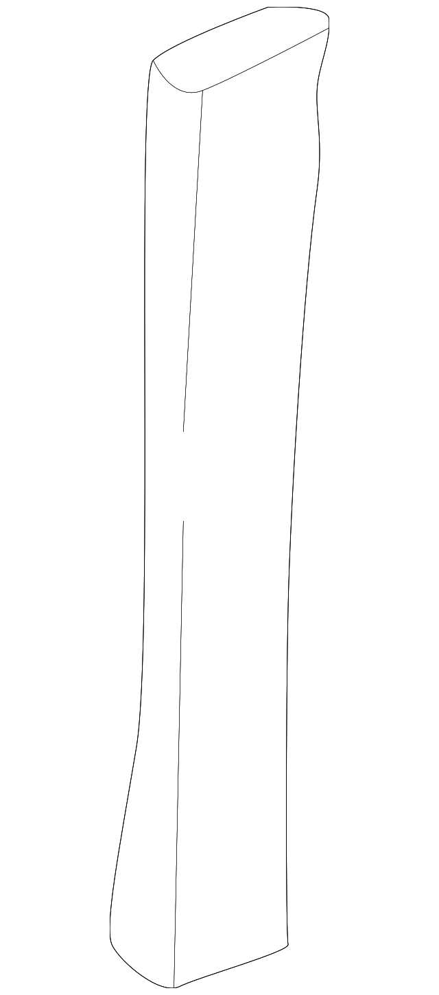 4W1Z-5420555-AAA Деталь WINDOW MOLDING, LEFT