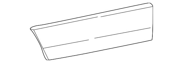 6W1Z-5420878-APTM Деталь BODY SIDE MLDG, RIGHT