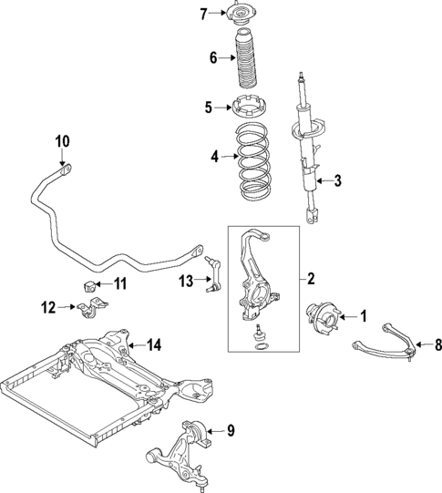 Upper Control Arm for 2019 Infiniti Q50 #0