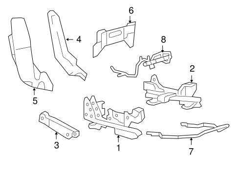 Body/Tracks & Components for 2008 Ford F-150 #6