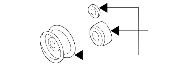 90543739 Деталь GUIDE ROLLER