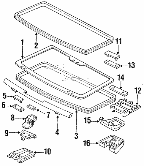 Sunroof for 1990 Ford Probe #0