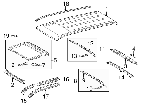 BODY/ROOF & COMPONENTS for 2014 Toyota Sequoia #1