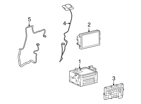 Navigation System Components for 2011 Ford Flex #0