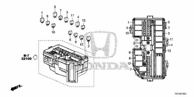 Control Unit (Engine Room) (2) for 2017 Honda Pilot #0