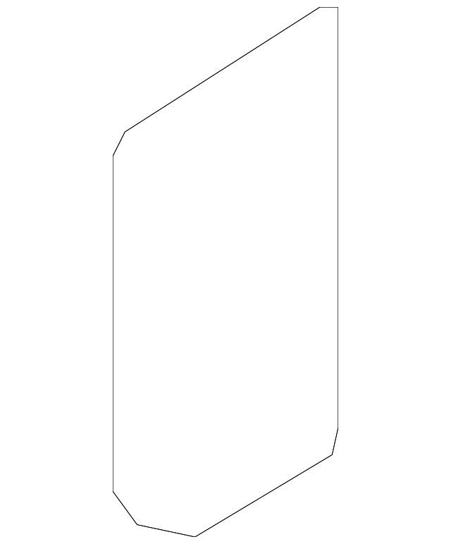 BK3Z-6129397-FA Деталь CORNER MOLDING, LEFT